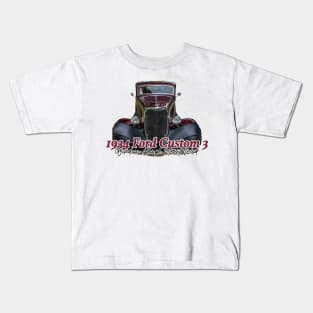 1934 Ford Custom 3 Window Coupe Street Rod Kids T-Shirt